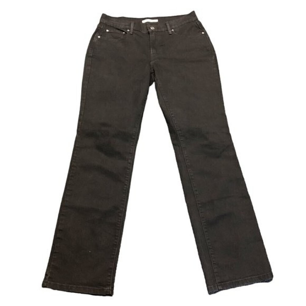 LEVI'S Black 505 Straight Jeans​